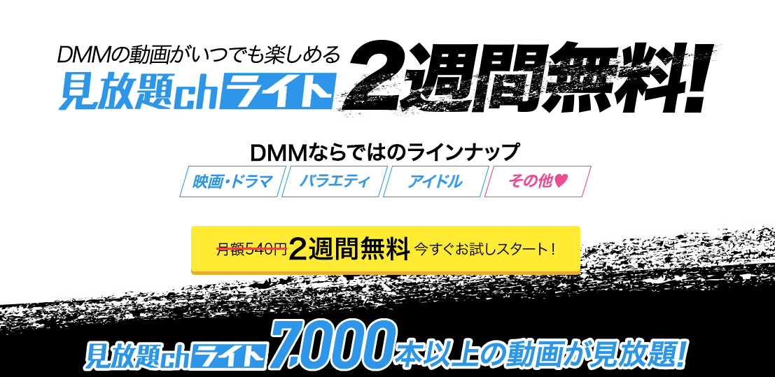DMM見放題chライト